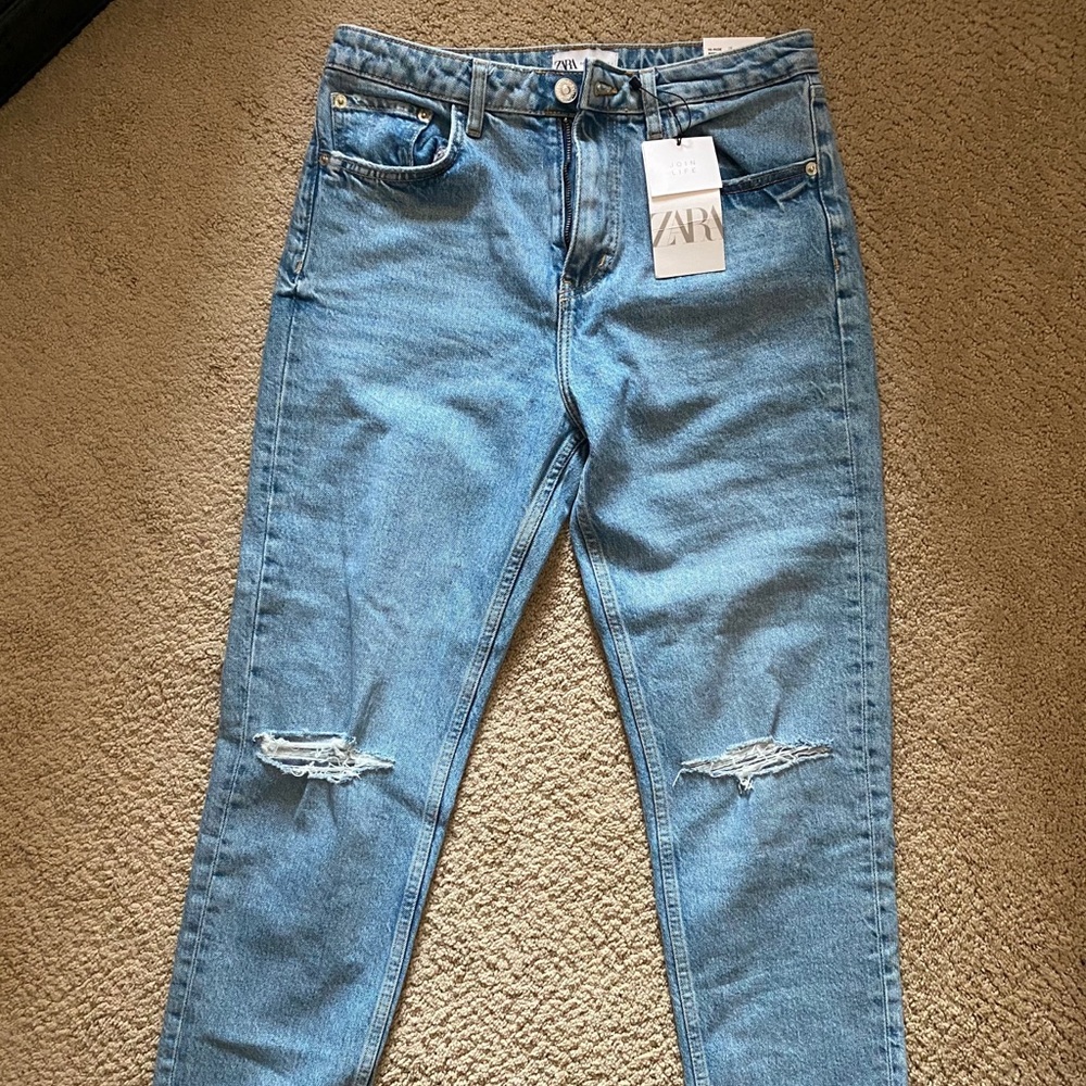 NWT Zara slim high-rise jeans